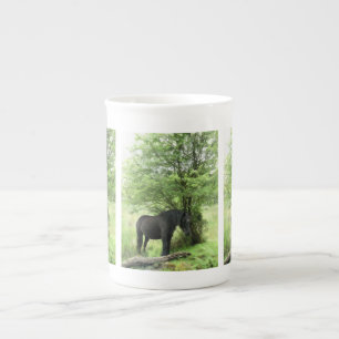HORSES BONE CHINA MUG