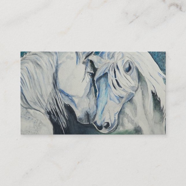 Horses Business Card Full Saturation (Front)