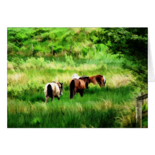 HORSES CARD