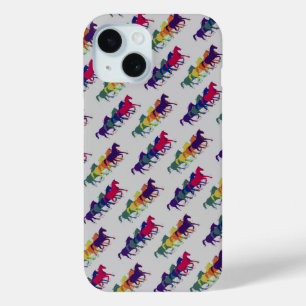 horses iPhone 15 case