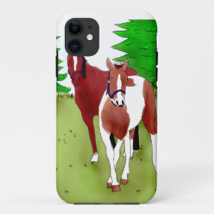 horses iPhone 11 case
