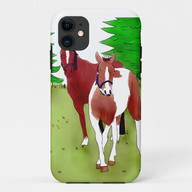 horses Case-Mate iPhone case (Back)