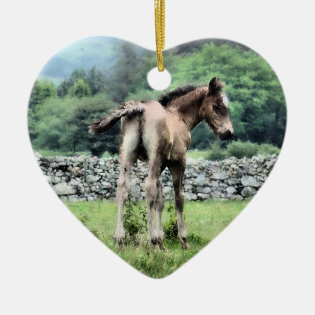 HORSES CERAMIC ORNAMENT (Front)