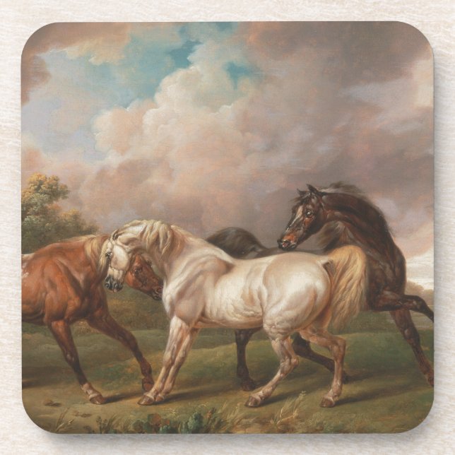 Horses  Coaster (Front)