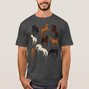 Horses Colored Collection T-Shirt