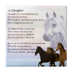 Horses - Daughter Poem Tile