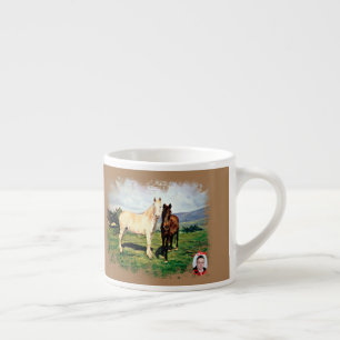 Horses Espresso Cup