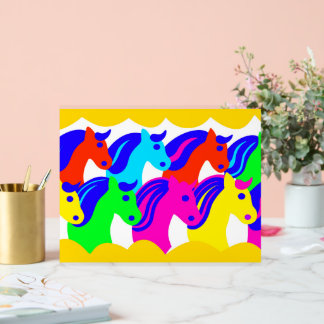HORSES FACE ACRYLIC SIGN