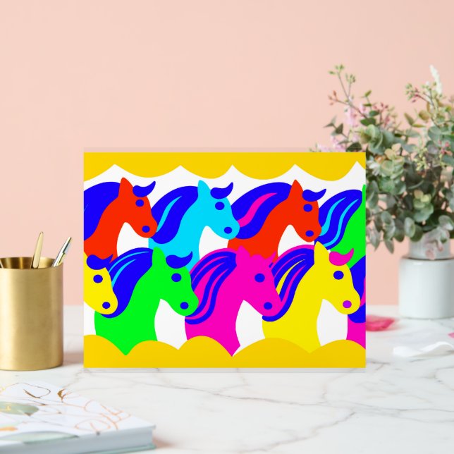 HORSES FACE ACRYLIC SIGN (Wedding)