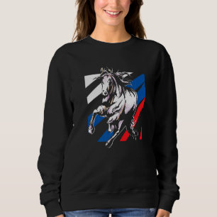 Horses Fan Horse Riding Equestrian Sport Saddle Ho Sweatshirt