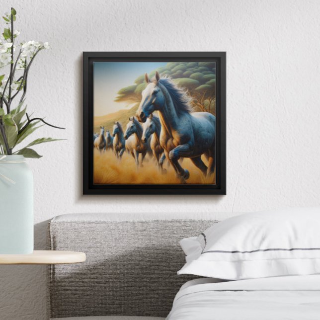 Horses Galloping Across the Meadow Poster (Creator Uploaded)