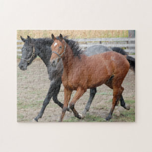 Horses Galloping Jigsaw Puzzle