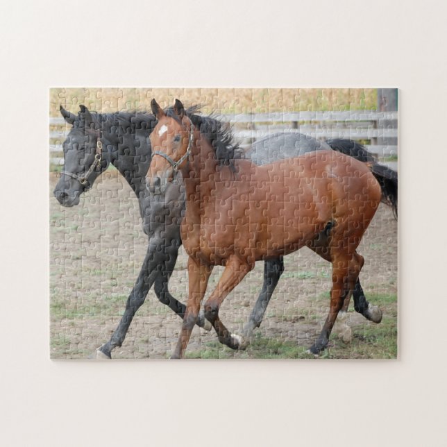 Horses Galloping Jigsaw Puzzle (Horizontal)