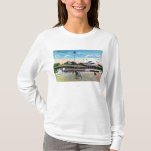 Horses Getting a Morning Workout on the Track T-Shirt