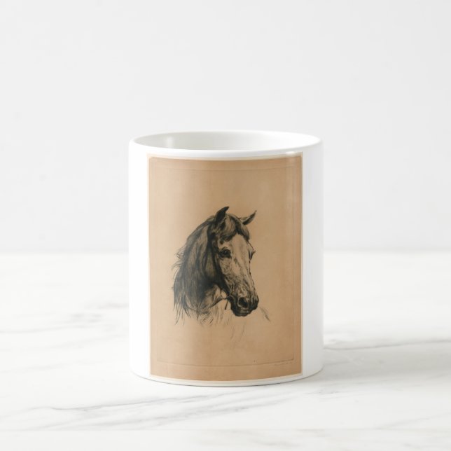Horse's Head (by Heywood Hardy) Coffee Mug (Center)