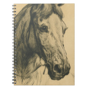 Horse's Head By Heywood Hardy Notebook