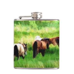 HORSES HIP FLASK