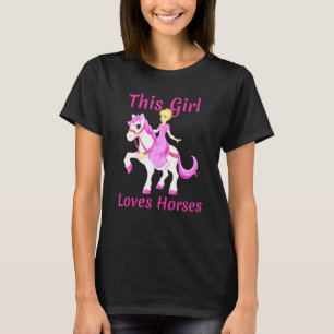 Horses Horse For Girls T-Shirt