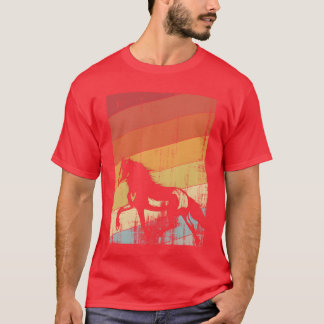 horses horse rider vintage T-Shirt
