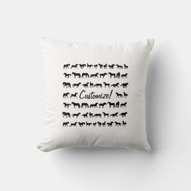 Horses, Horses, Horses! Cushion (Front)