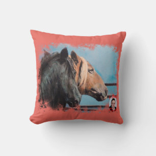 Horses/Horses/Horses Cushion
