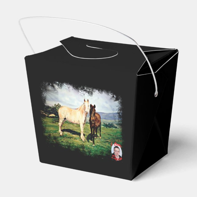 Horses/Horses/Horses Favour Box (Back Side)