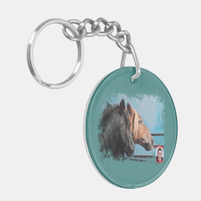 Horses/Horses/Horses Key Ring (Front Left)