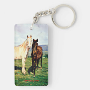 Horses/Horses/Horses Key Ring