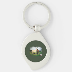 Horses/Horses/Horses Key Ring