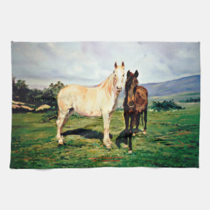 Horses/Horses/Horses Tea Towel