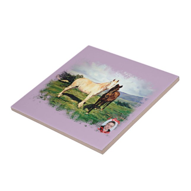Horses/Horses/Horses Tile (Side)