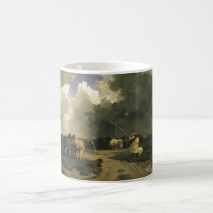 Horses in a Rainstorm (Equine) Coffee Mug