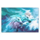 Horses in Flight Decoupage