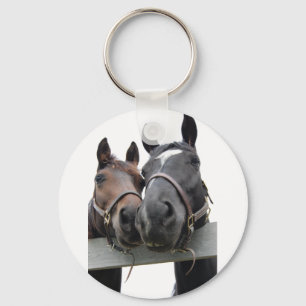 Horses in Love Key Ring