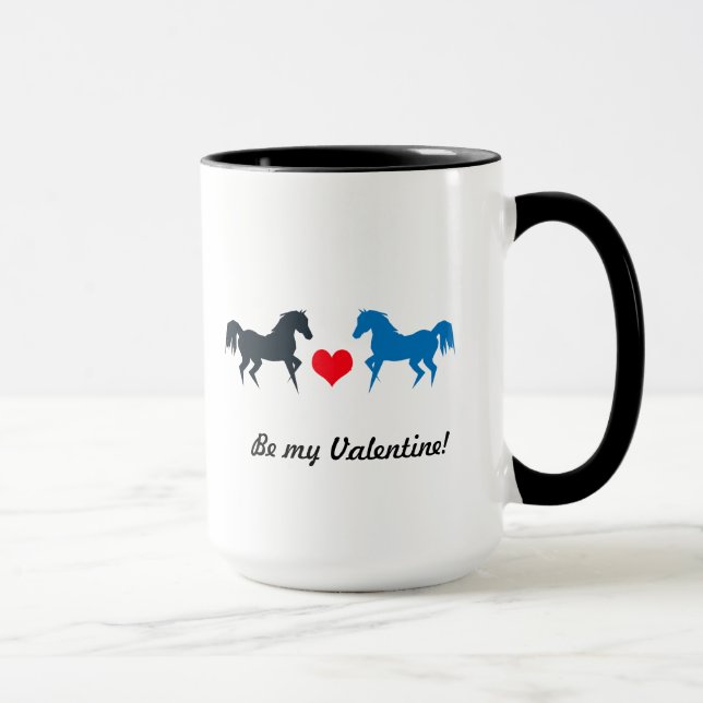 Horses in Love Mug (Right)