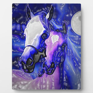 Horses in Love Plaque
