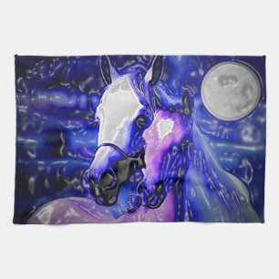 Horses in Love Tea Towel