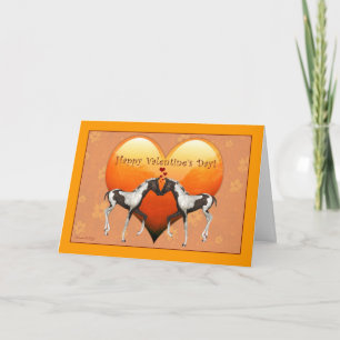 Horses in Love Valentine's Day Card