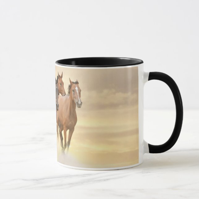 Horses In Sunset Mug (Right)