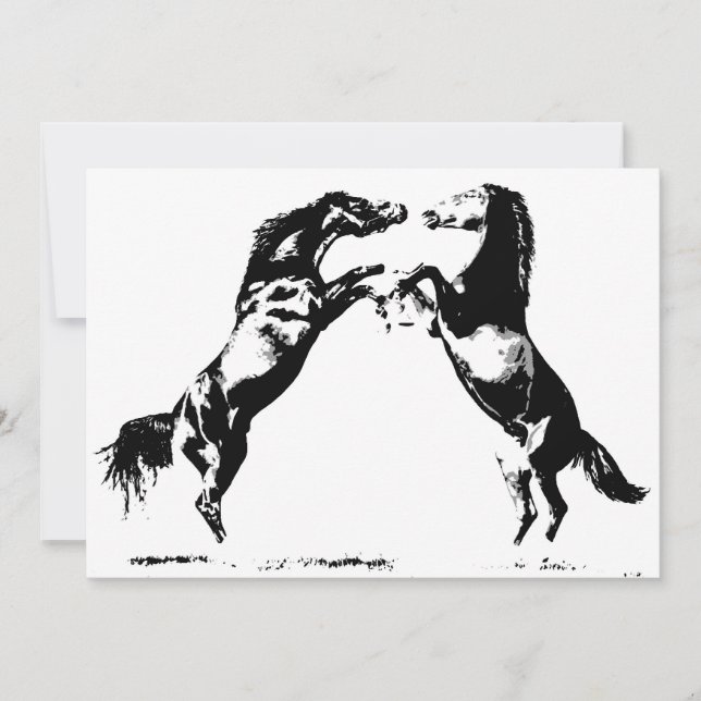 Horses Invitations - Horses Invites (Front)