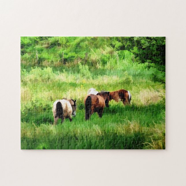 HORSES JIGSAW PUZZLE (Horizontal)