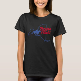 Horses keep me Stable I Horse Owner Lover Jockey T-Shirt