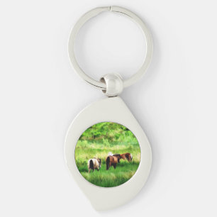 HORSES KEY RING