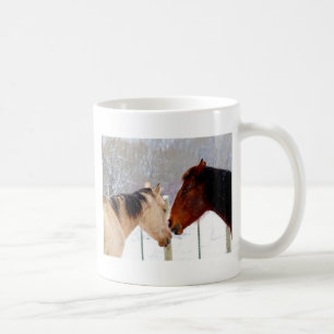 Horses Kissing Coffee Mug