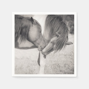 Horses Kissing Paper Napkins