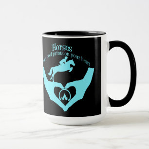 Horses Leave Hoof Prints on Your Heart Mug
