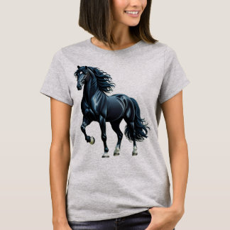 Horses motive t-shirt