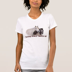 Horses Mustangs Sally & Wilson Ladies Shirt