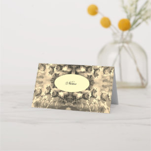 Horses - names place card