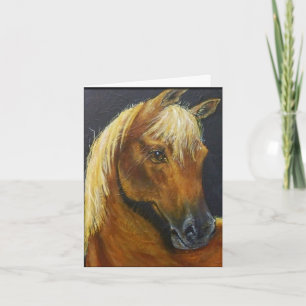 Horses Note Card